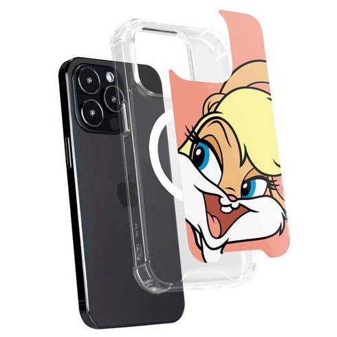 Looney Tunes Lola Bunny Zoomed In iPhone 16 Pro MagSafe Case
